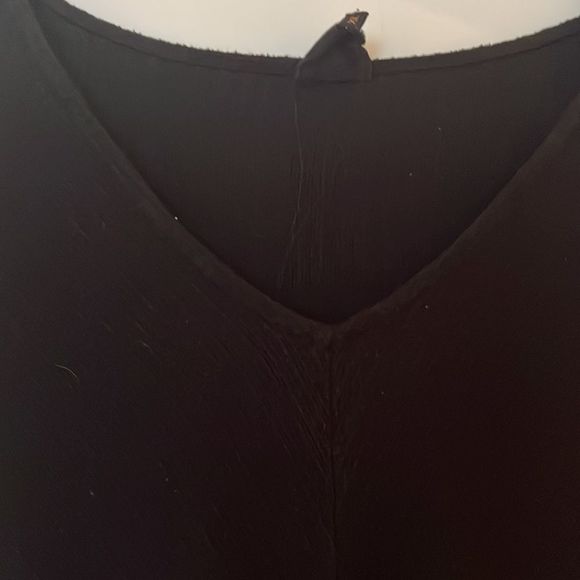 Black top with front tie - Picture 3 of 5